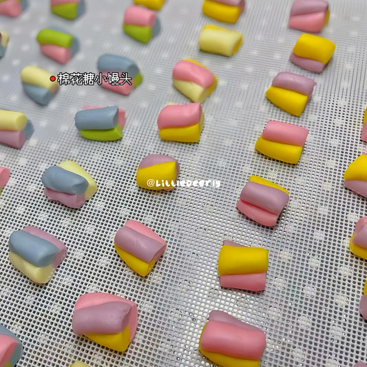 棉花糖小馒头 Cotton Rainbow Puffs 【无糖系列 No Sugar】
