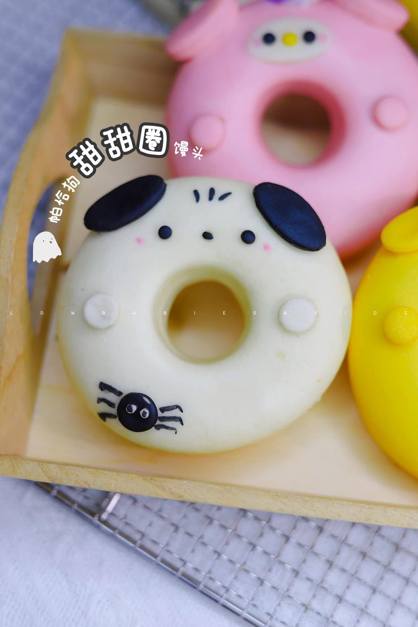万圣节甜甜圈馒头 Halloween Cartoon Bun