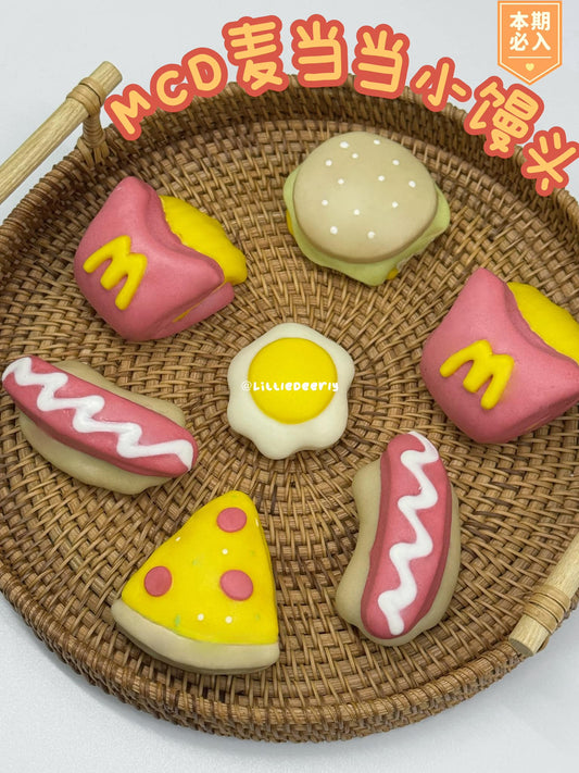 麦当当卡通馒头 MCD CARTOON BUN 【无糖系列 No Sugar】