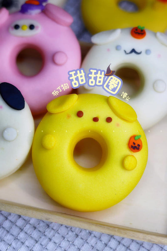 万圣节甜甜圈馒头 Halloween Cartoon Bun