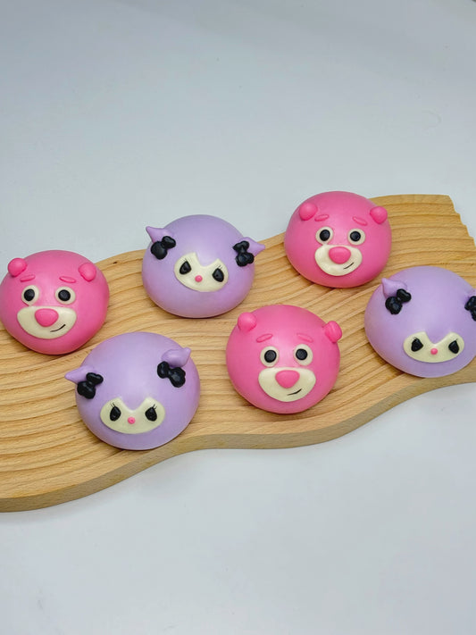 有馅卡通包子 Cartoon Pau With Filling （Kuromi +Lotso )